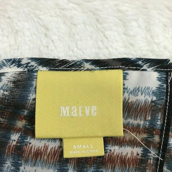 Maeve Womens Shirt Size Small Short Sleeve Open Cross Back Lightweight Blouse - Picture 4 of 8